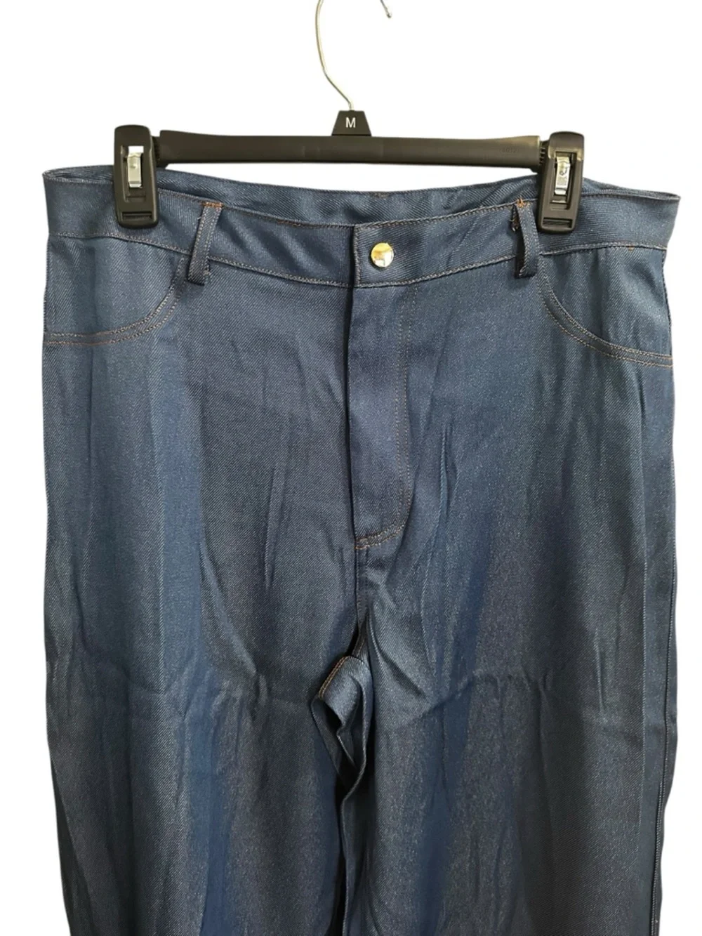 Chambray Top & Wide Leg Pant Set size XL nwot - Picture 5 of 9